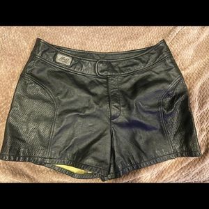 Harley - Davidson leather shorts